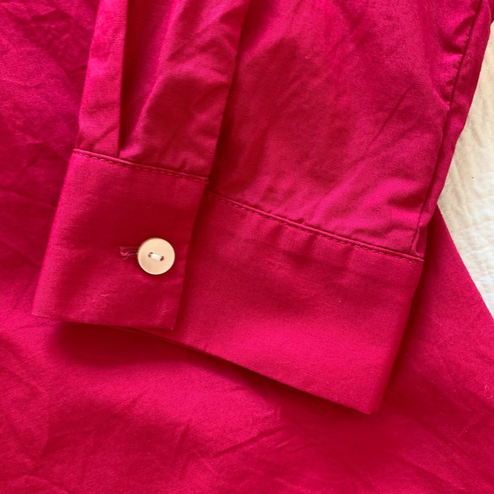 Guest Editor Ruffle Blouse Button Up Top - Picture 5 of 11